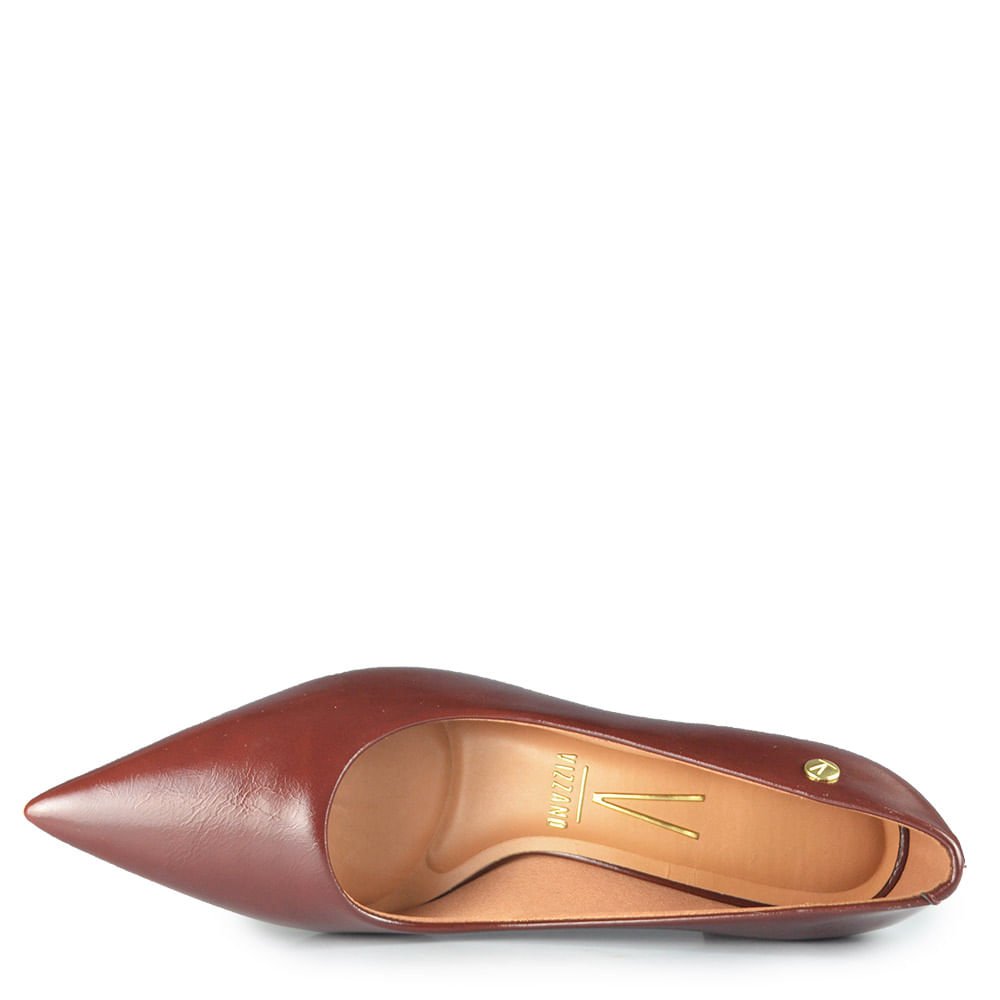 Scarpin Vizzano Feminino 1475.100 Marrom 4