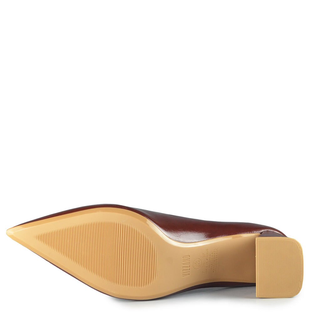 Scarpin Vizzano Feminino 1475.100 Marrom 5