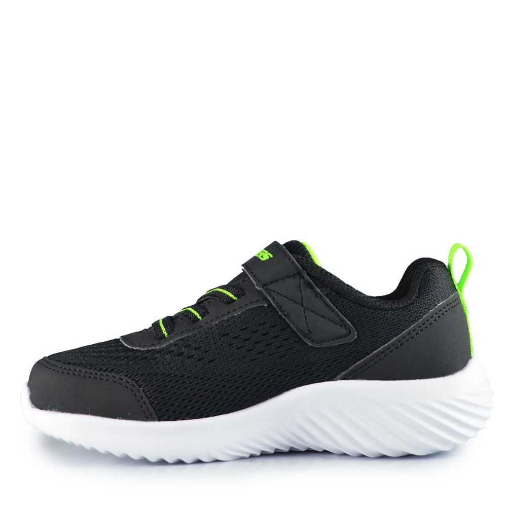 Tênis Esportivo Infantil Skechers Masculino 403905N Preto 3