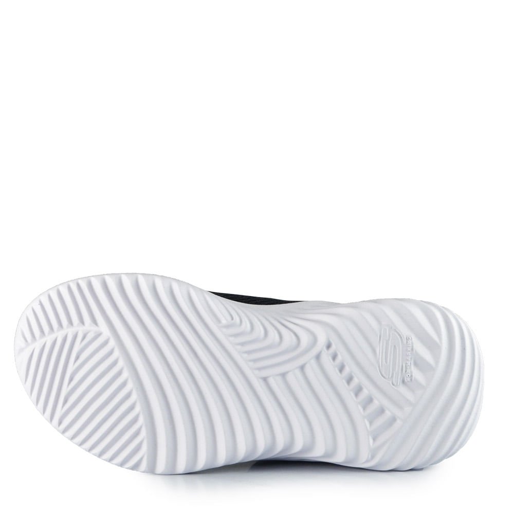 Tênis Esportivo Infantil Skechers Masculino 403905N Preto 5