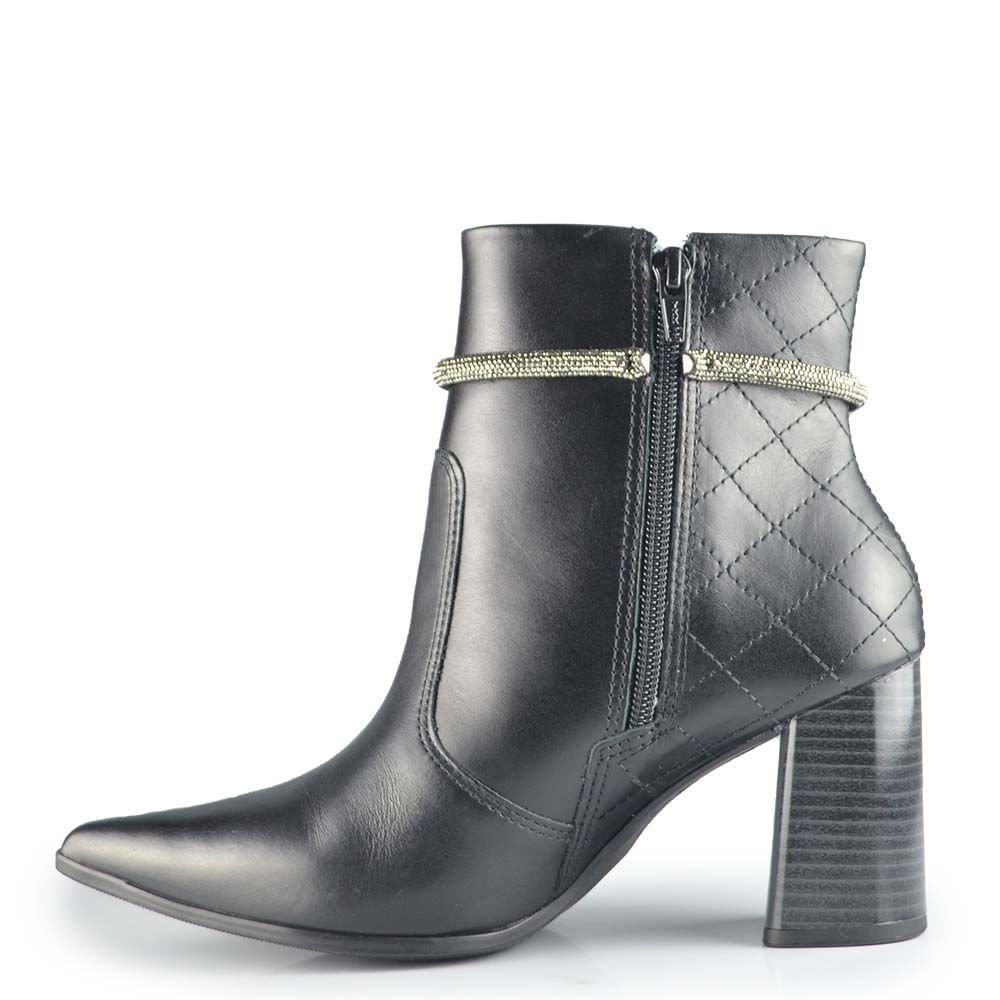Bota Cano Curto Ramarim Feminina 2468102 Preto 3