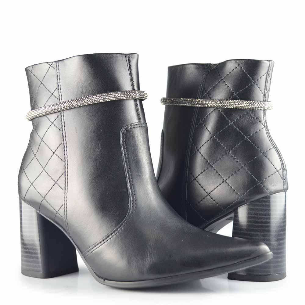Bota Cano Curto Ramarim Feminina 2468102 Preto 6