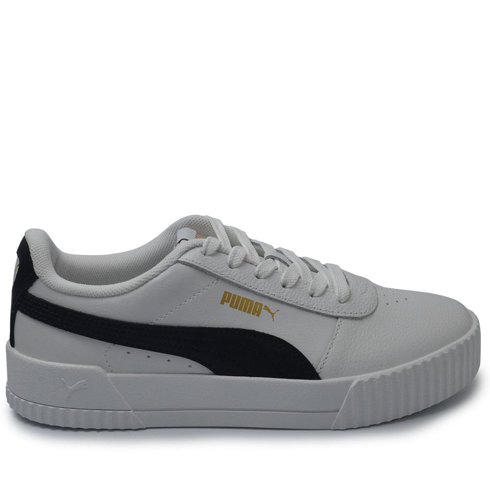 Tênis Puma Carina Feminino Casual - Couro Branco