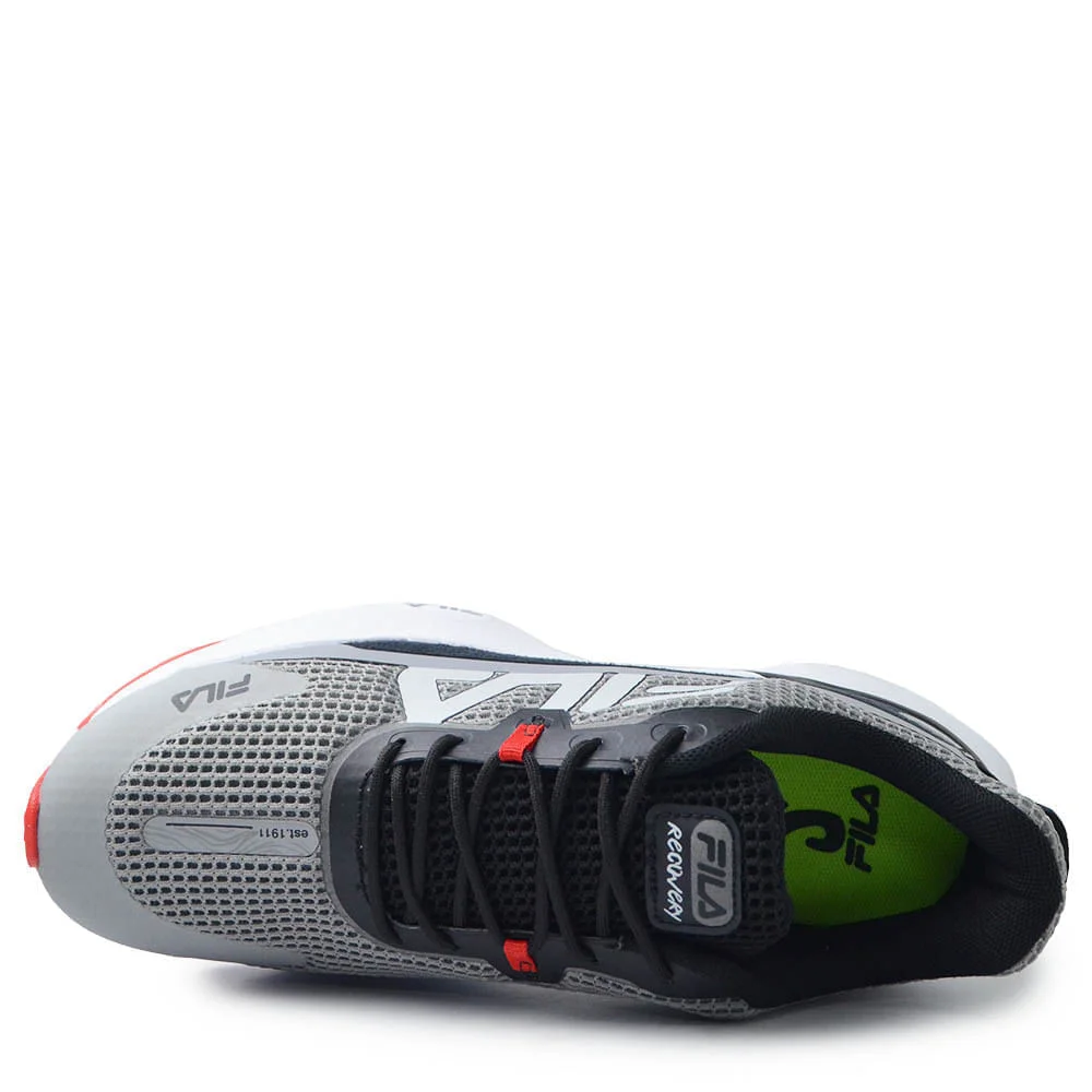 Tênis Masculino Fila Recovery Corrida Cinza 4