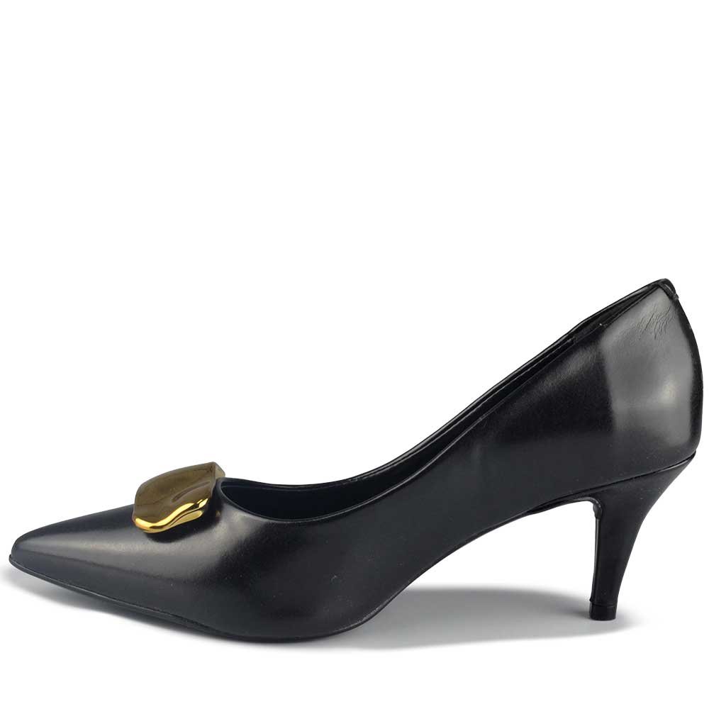 Scarpin Salto Fino Vizzano Feminino 1185.1445 Preto 3