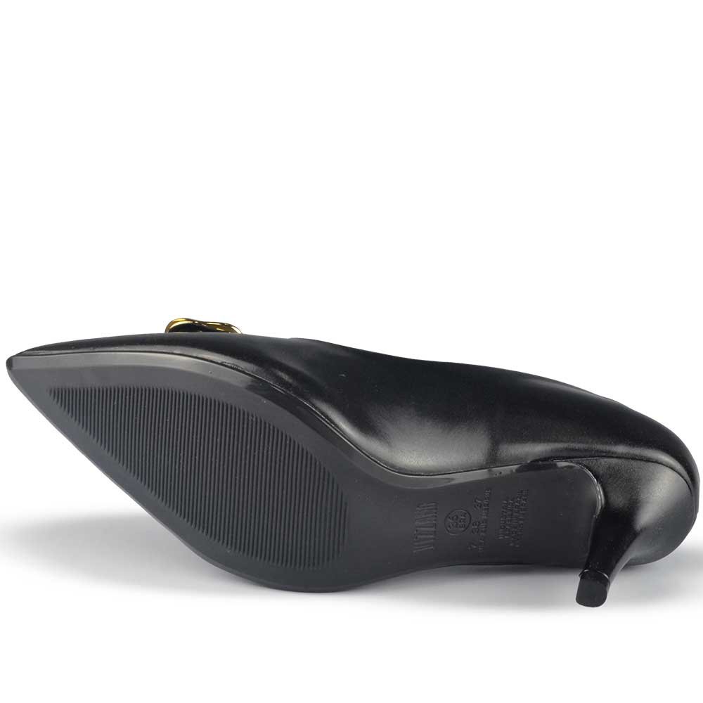 Scarpin Salto Fino Vizzano Feminino 1185.1445 Preto 5