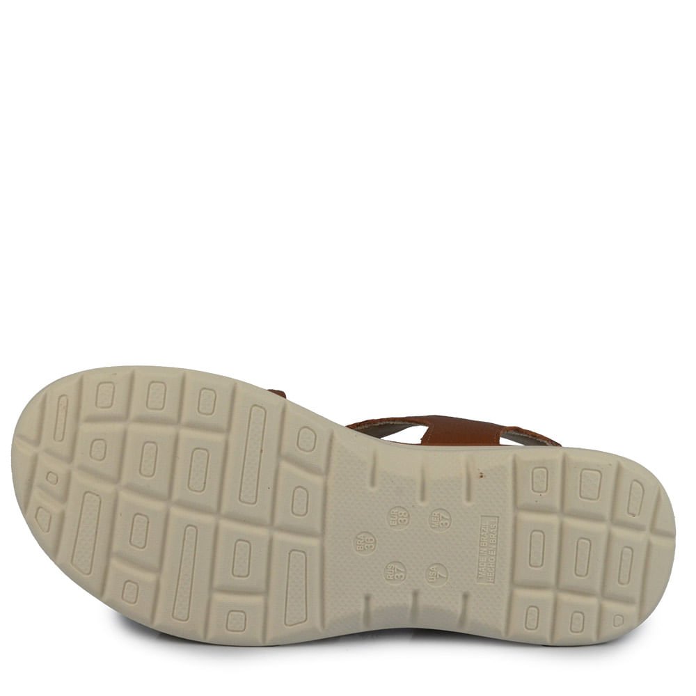Sandália Comfortflex Feminina 2543404 Marrom 5