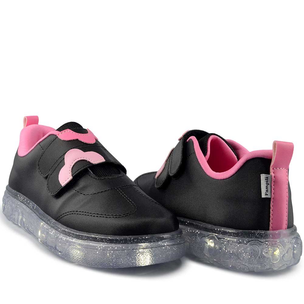 Tênis Infantil Pampili Feminino 483.045 Preto 6