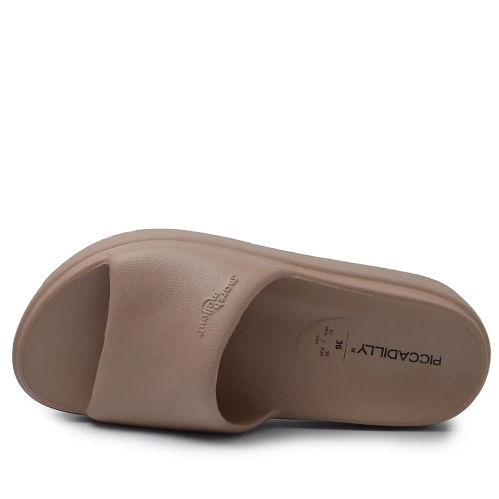 Tamanco Piccadilly Feminino Marshmallow Retrô 238003 Nude 4