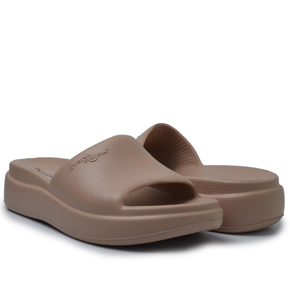 Tamanco Piccadilly Feminino Marshmallow Retrô 238003 Nude 6