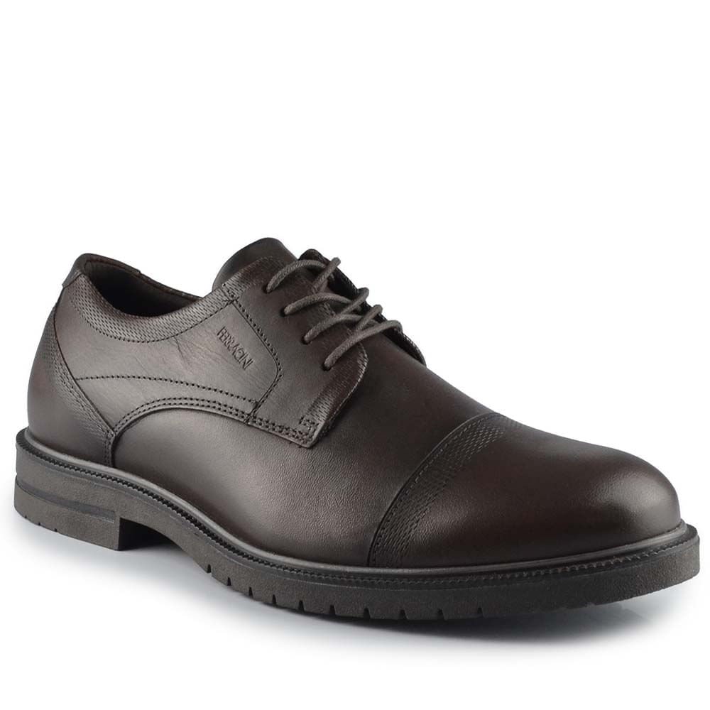 Sapato Social Ferracini Masculino Firenze 5435 Marrom Escuro 2