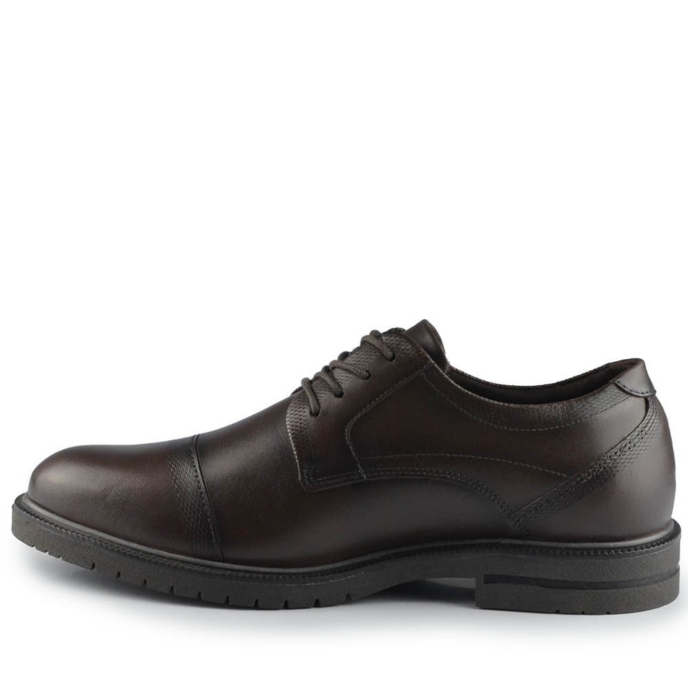Sapato Social Ferracini Masculino Firenze 5435 Marrom Escuro 3