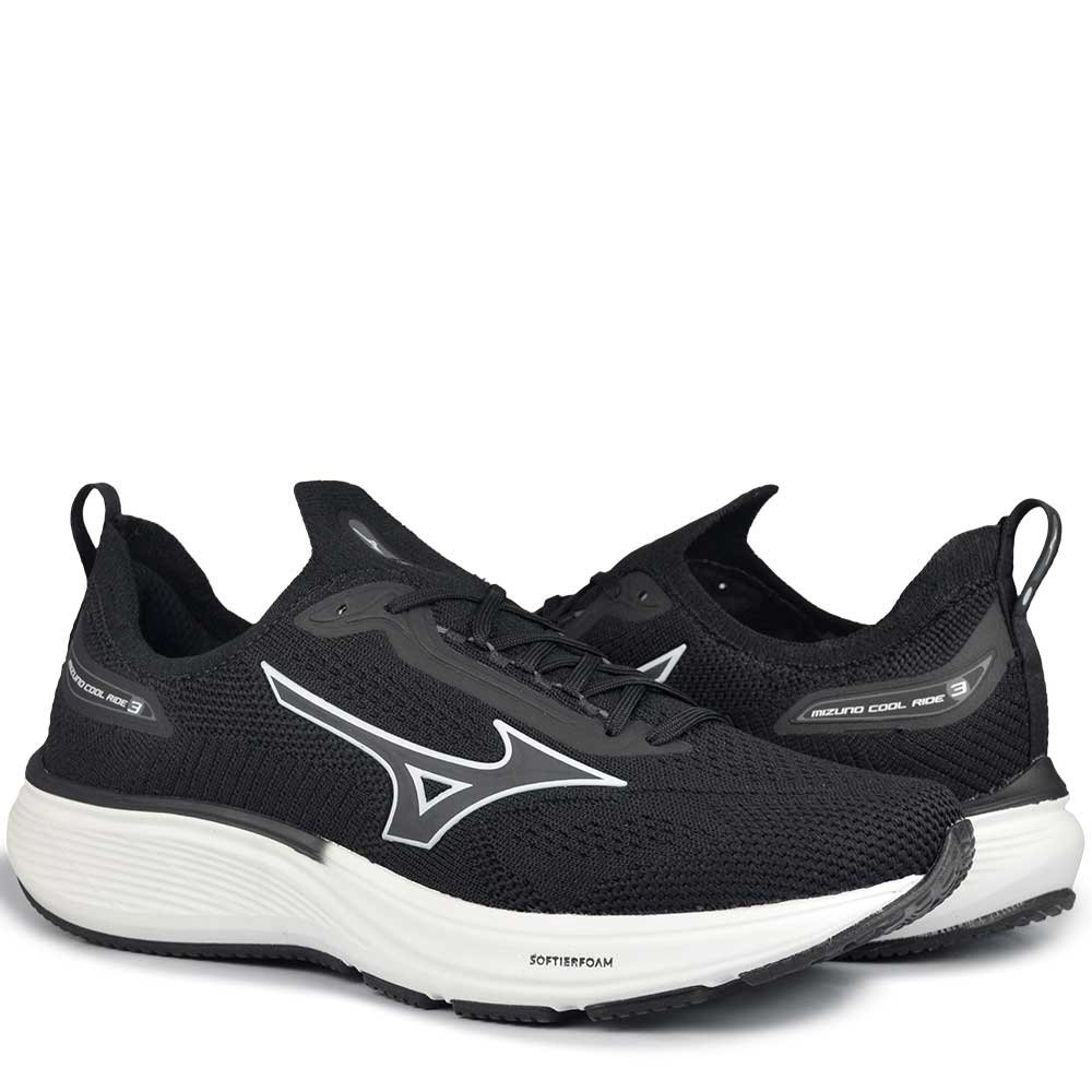 Tênis Esportivo Mizuno Masculino Cool Rider3 101095095 Preto 6