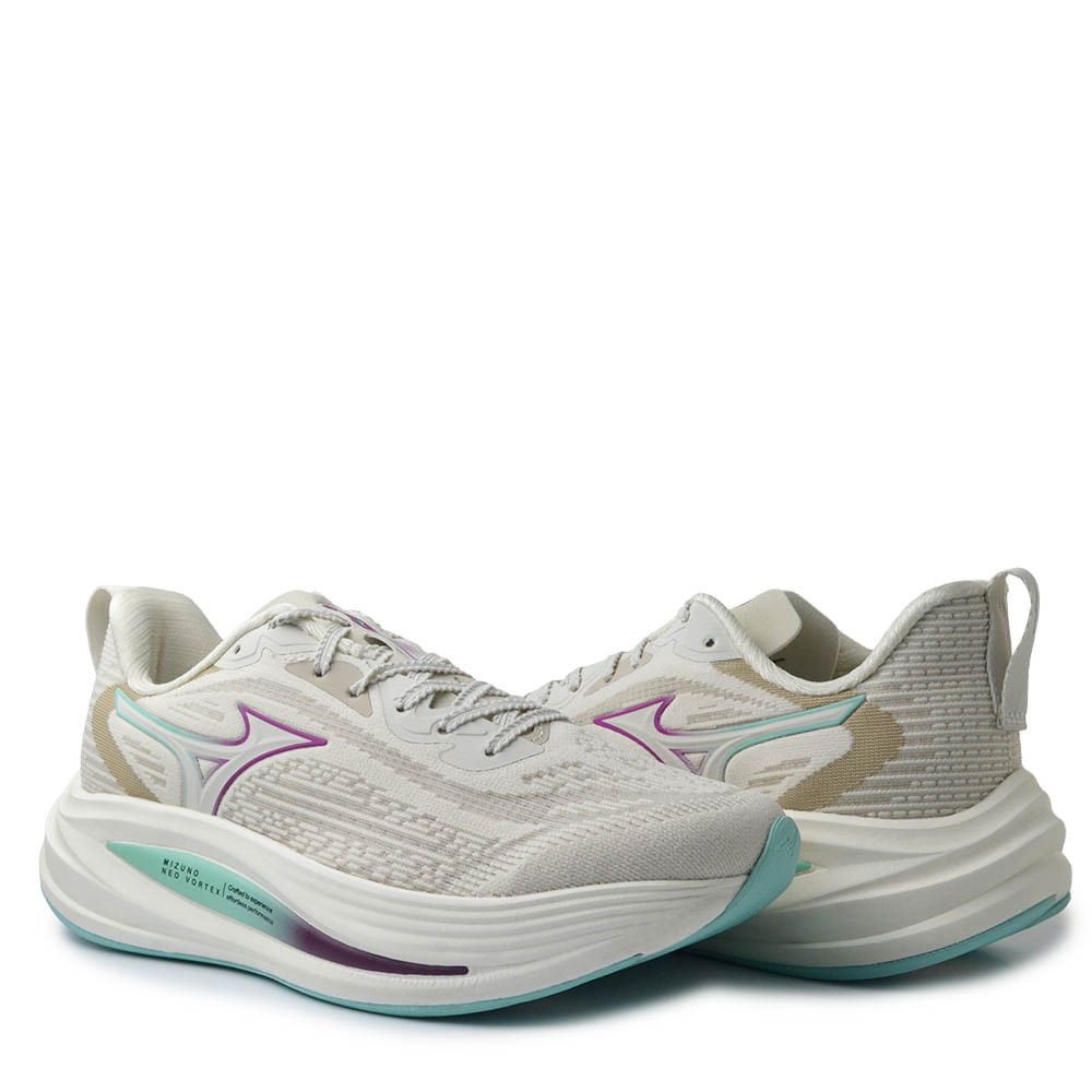 Tênis Esportivo Mizuno Feminino Neo Vortex 101141141 Off White 6