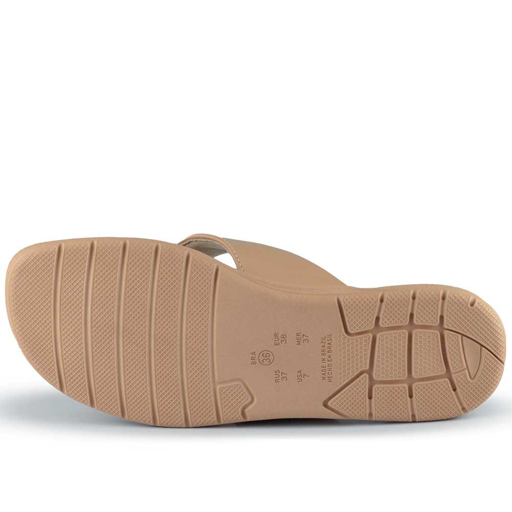 Sandália Comfortflex Feminina TM 2580402 Bege 5