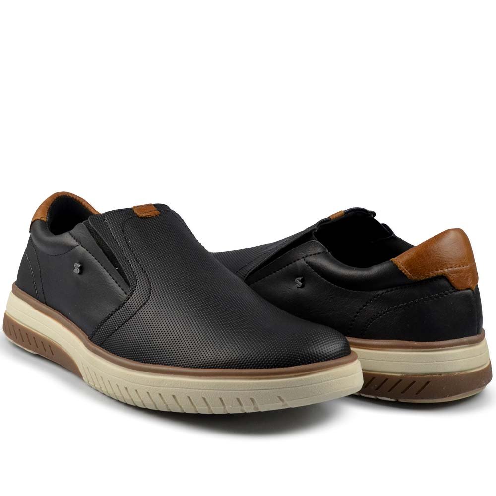 Sapatênis Stay Masculino Slip On Challenge 11.001 Preto 6