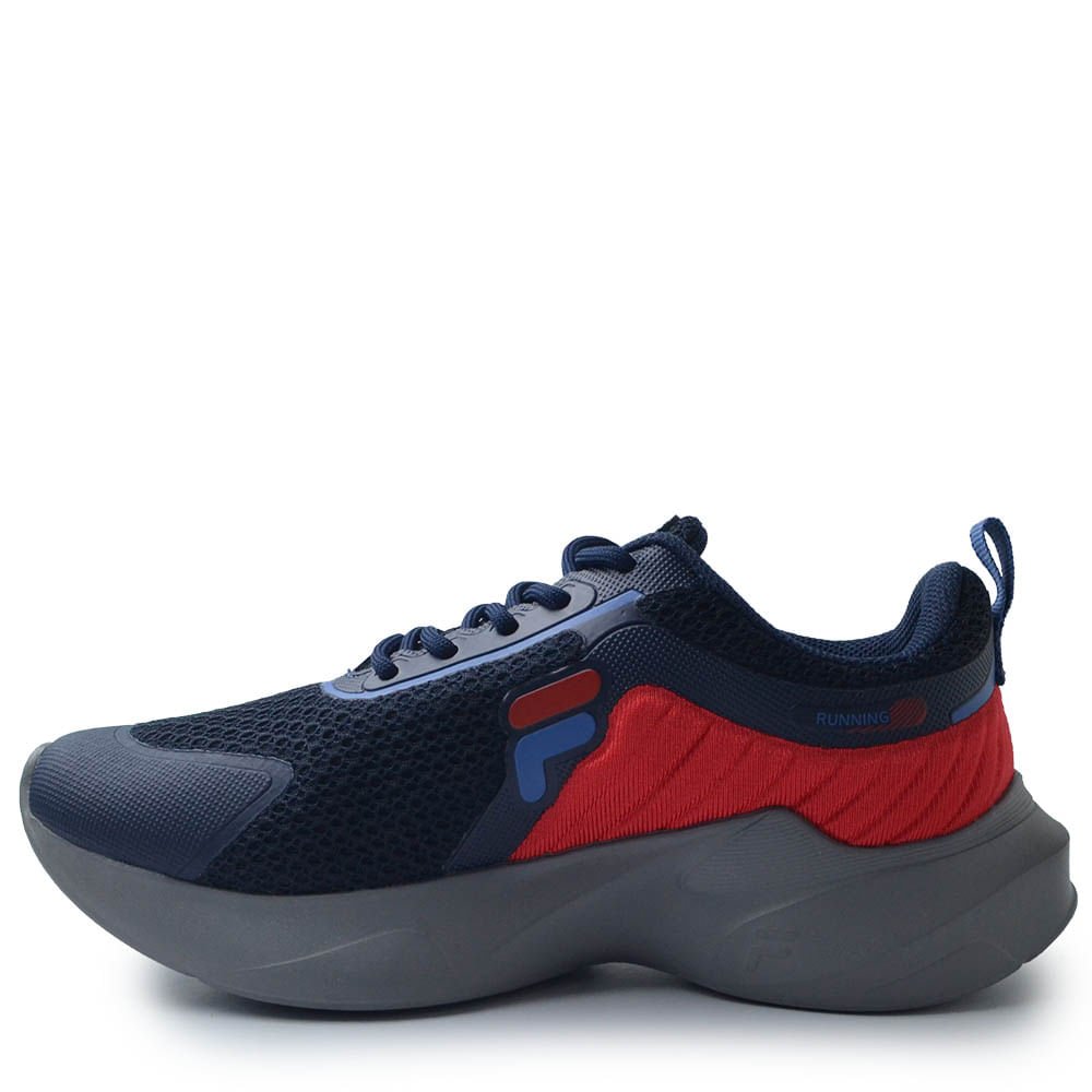 Tênis Esportivo Fila Infantil Masculino PROGRESS F04K00017 Azul 3
