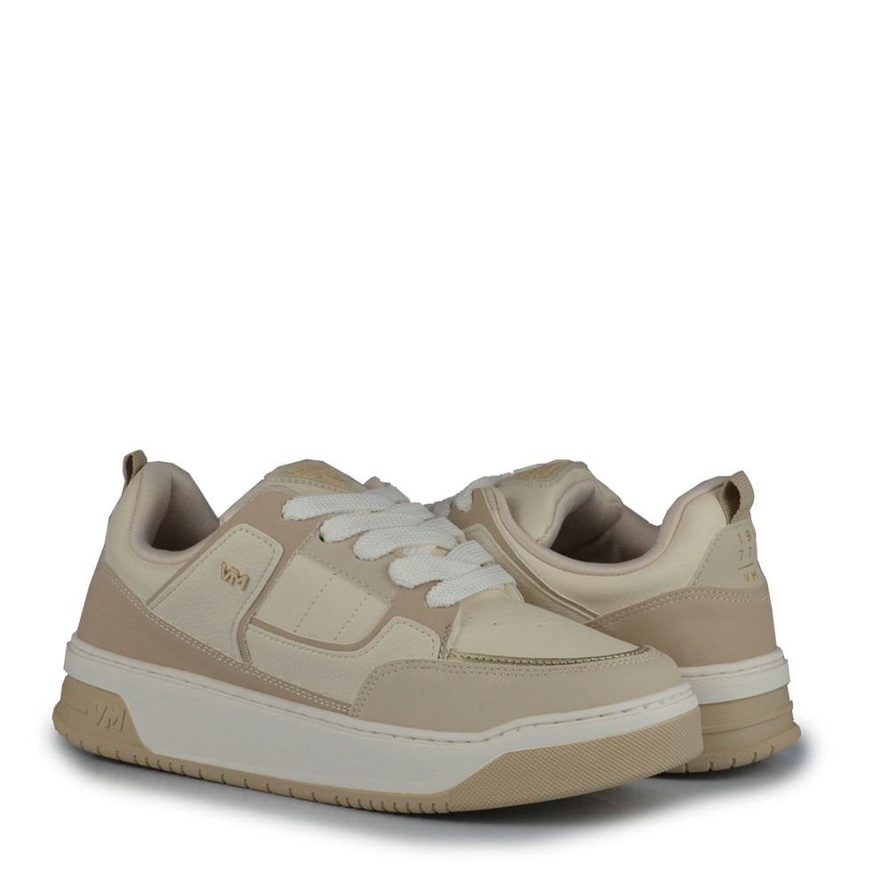 Tênis Casual Via Marte Feminino 232-006-13 Bege 6