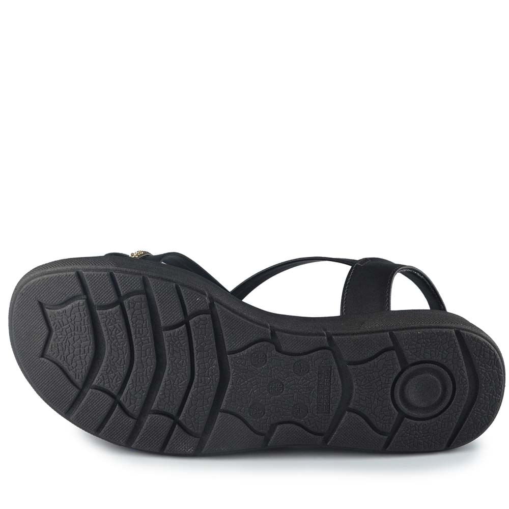 Sandália Comfortflex Feminina 2542404 Preto 5
