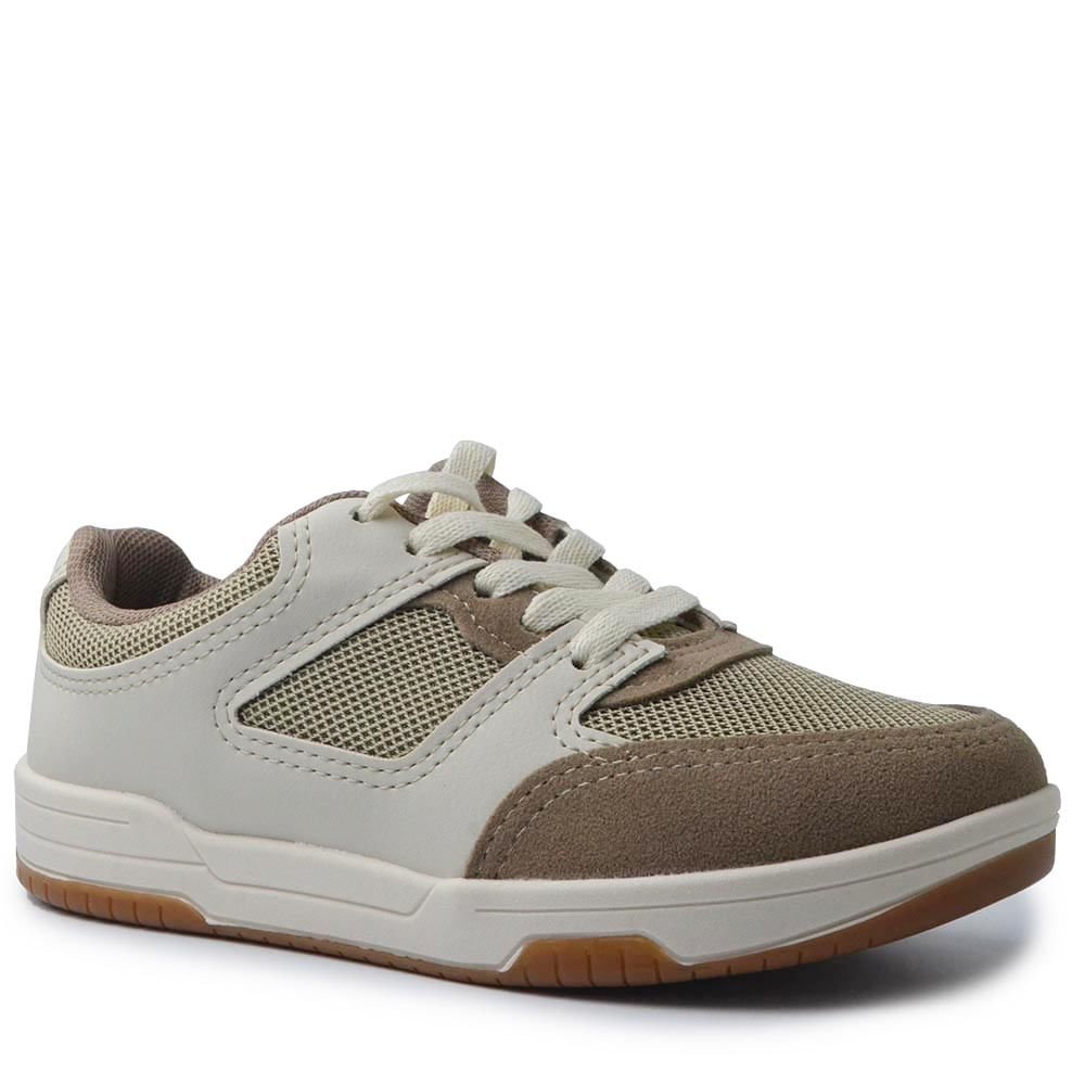 Sapatênis Infantil Molekinho Masculino 2852.117 Bege 2