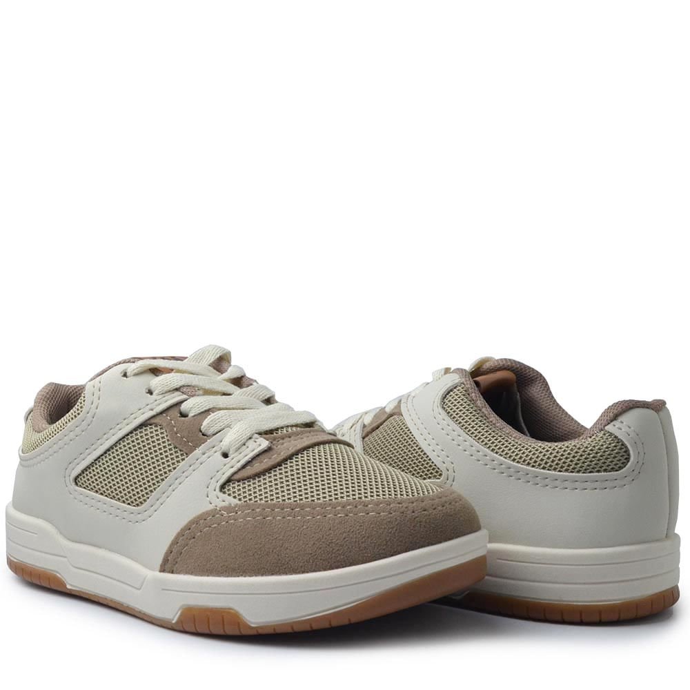 Sapatênis Infantil Molekinho Masculino 2852.117 Bege 6