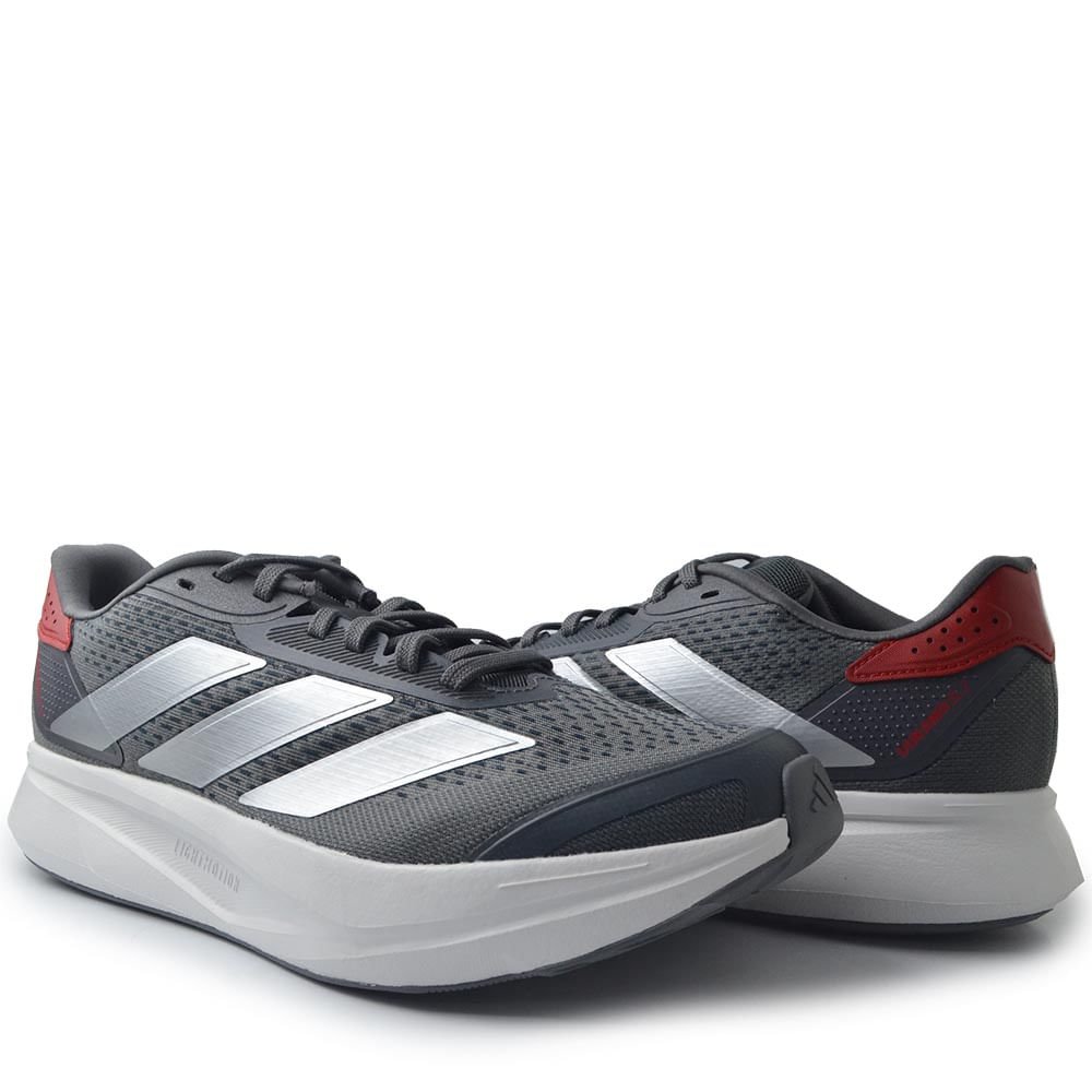 Tênis Esportivo Adidas Masculino Duramo JS4397 Cinza 6