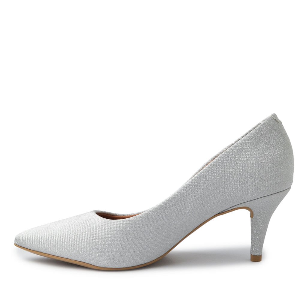 Scarpin Vizzano Feminino 1185.702 Prata 3