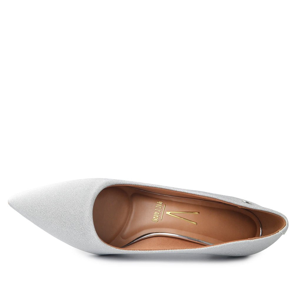 Scarpin Vizzano Feminino 1185.702 Prata 4