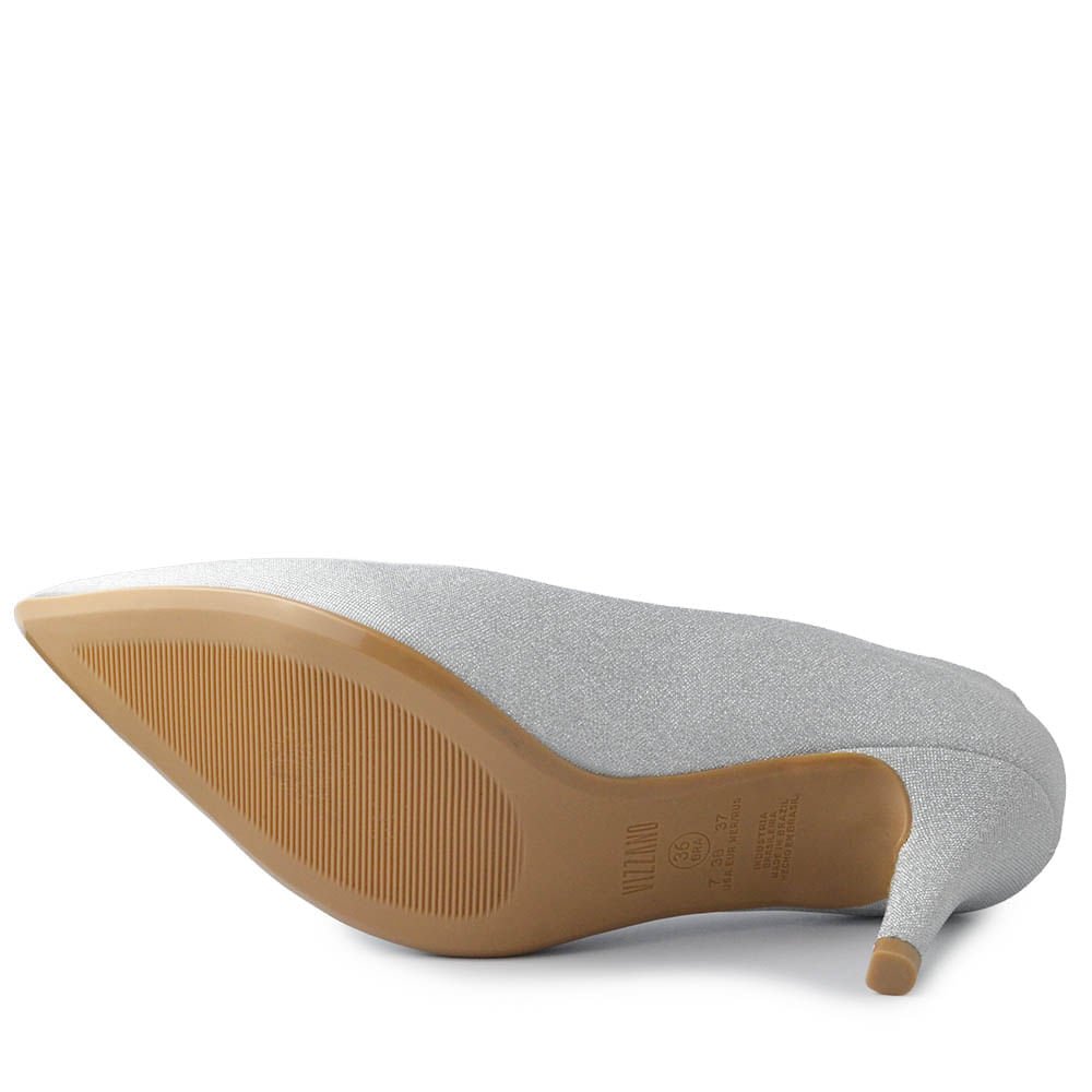 Scarpin Vizzano Feminino 1185.702 Prata 5