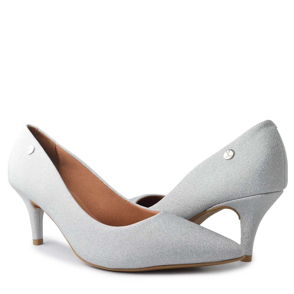 Scarpin Vizzano Feminino 1185.702 Prata 6