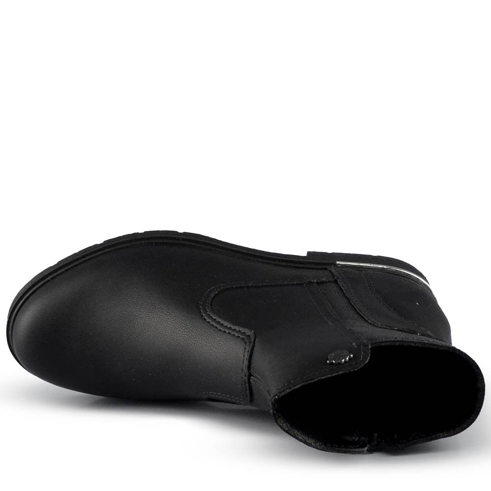 Bota Infantil Pink Cats Feminina Cano Curto V5021 Preto 4