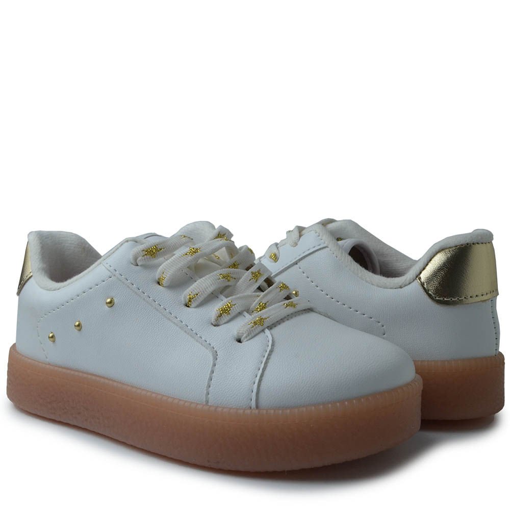 Tênis Casual Molekinha Infantil Feminino 2582.107 Branco 6