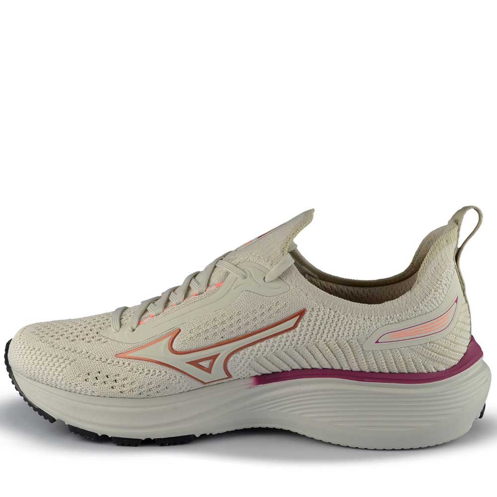 Tênis Esportivo Mizuno Feminino Cool Ride 3 101095095 Off White 3