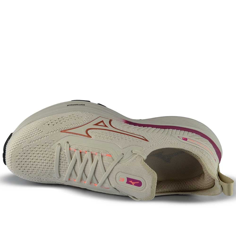 Tênis Esportivo Mizuno Feminino Cool Ride 3 101095095 Off White 4