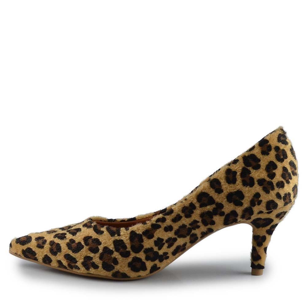 Scarpin Vizzano Feminino 1185.702 PELO Animal Print 3