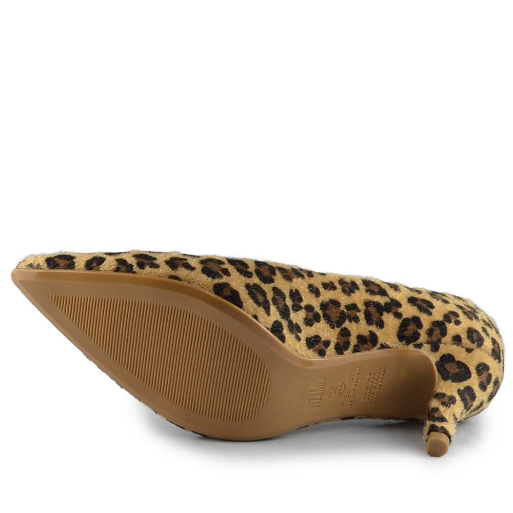 Scarpin Vizzano Feminino 1185.702 PELO Animal Print 5