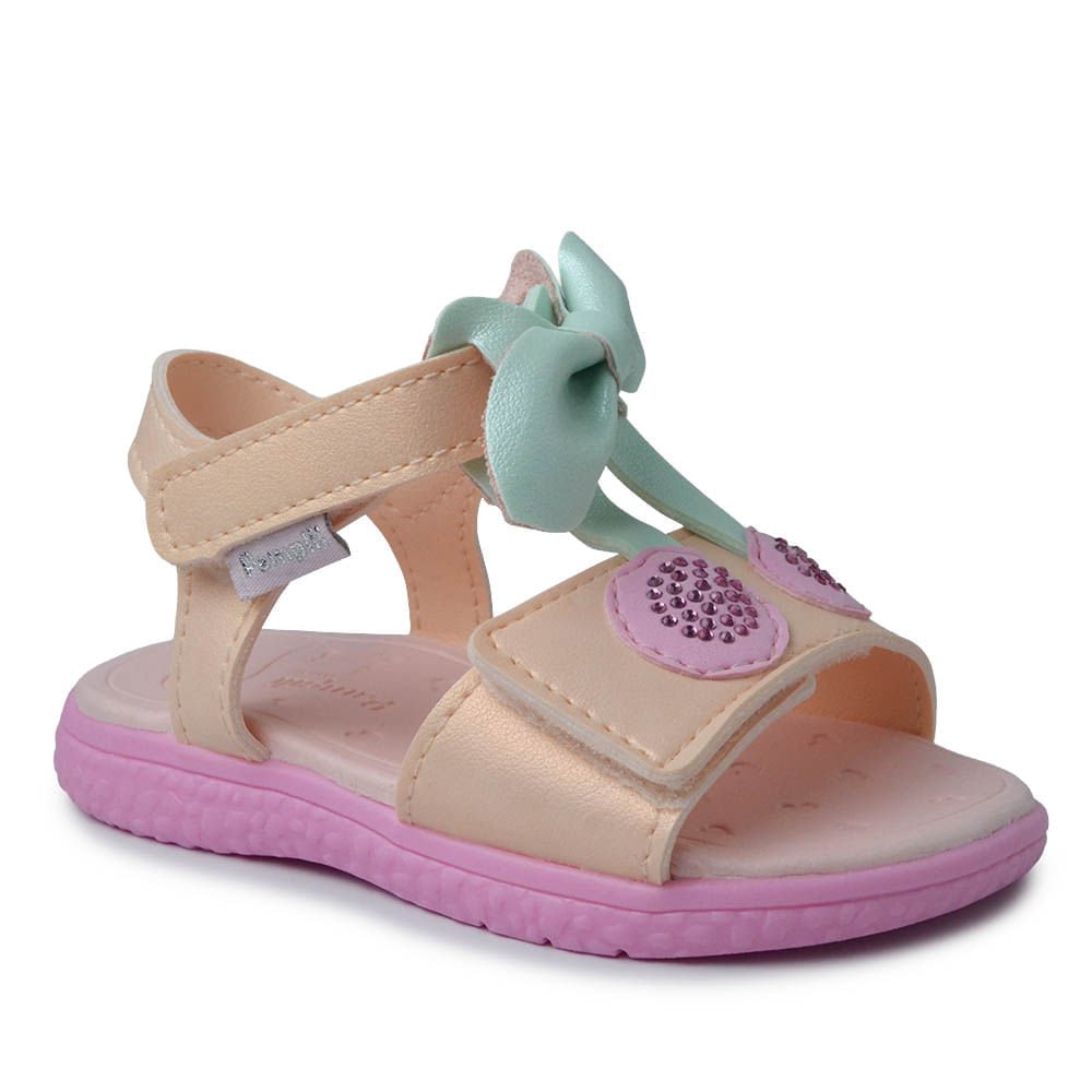 Sandália Papete Pampili Infantil Feminina 763.012 Rosa 2