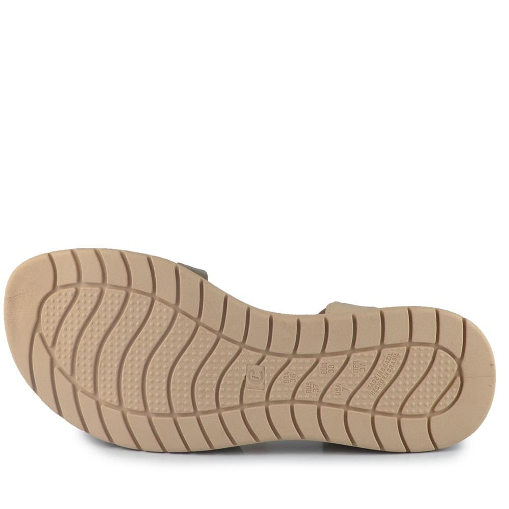 Sandália Comfortflex Feminina 2551406 Bege 5
