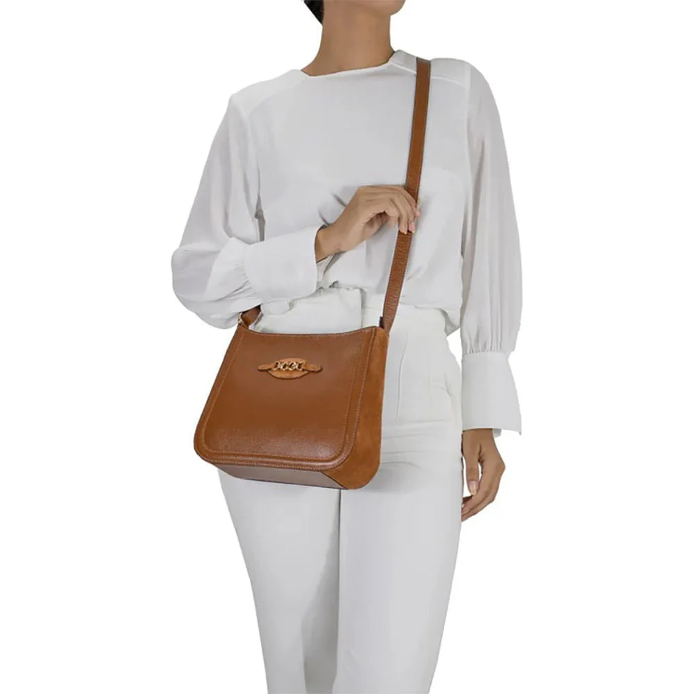 Bolsa Crossbody Classe Feminina 3439 Bege 2