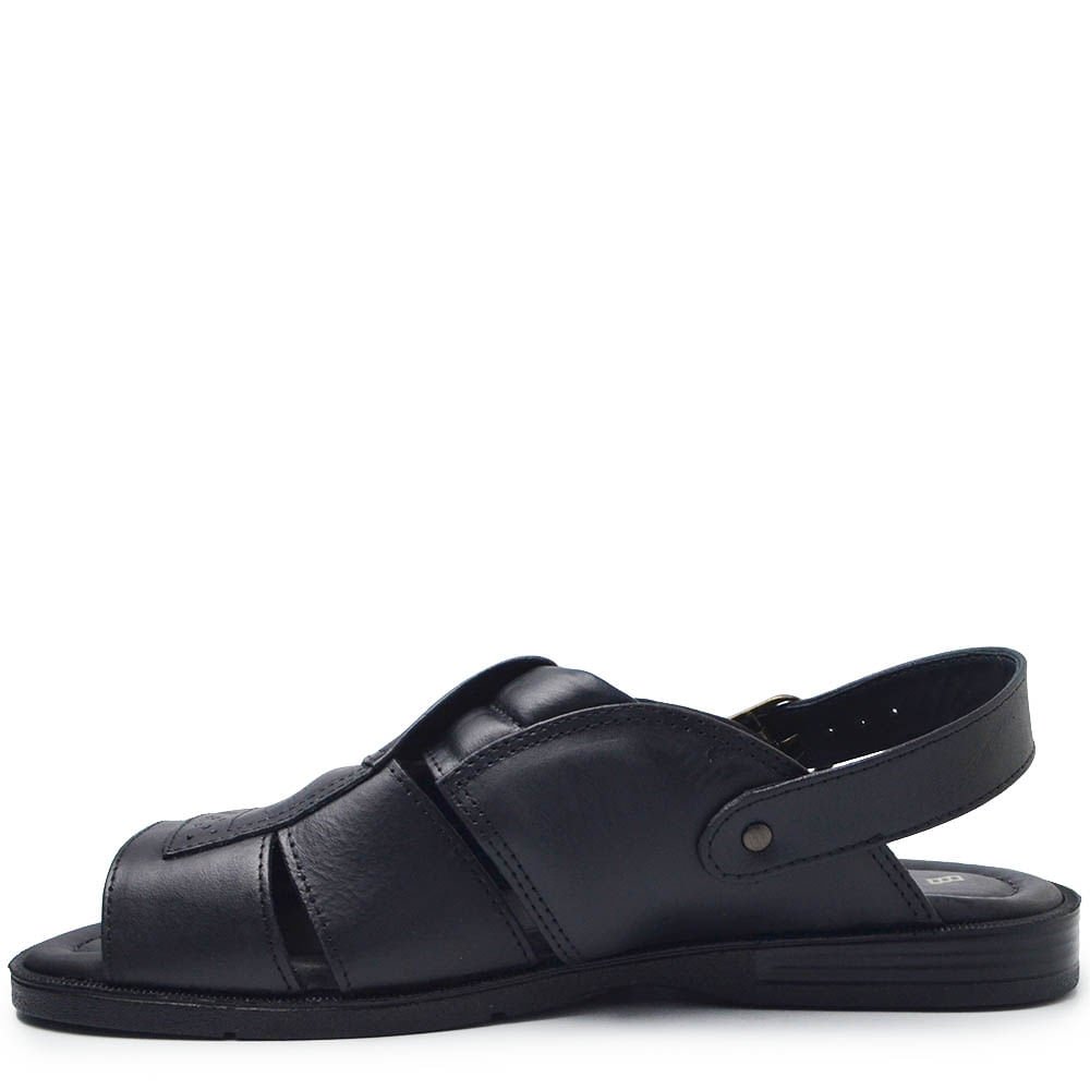 Sandalia Italianinho Fivela Masculina 10340302 Preto 3