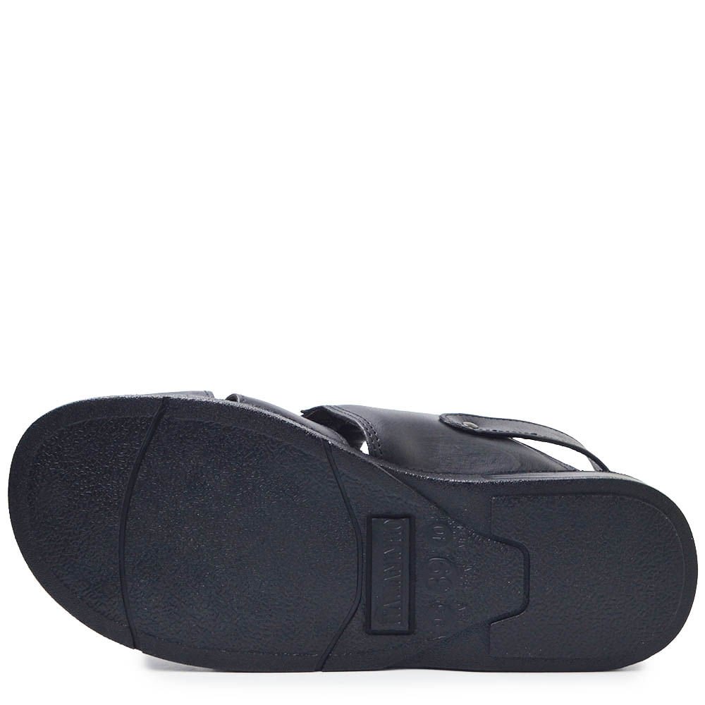 Sandalia Italianinho Fivela Masculina 10340302 Preto 5
