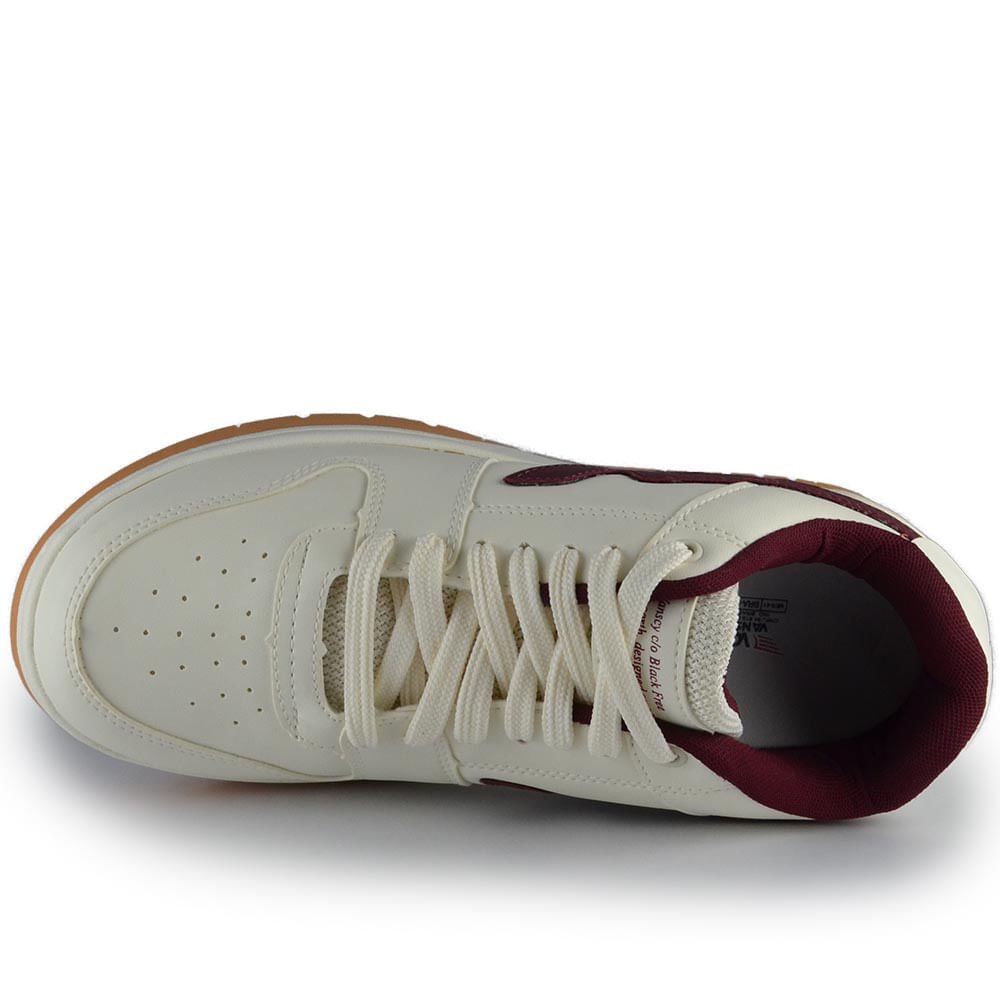 Tênis Casual Vanscy Masculino V3005 Creme 4