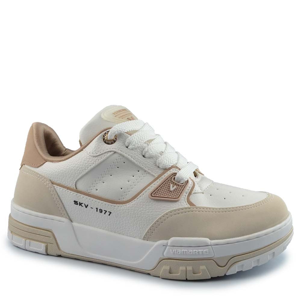 Tênis Casual Via Marte Feminino 218-008-15 Bege 2