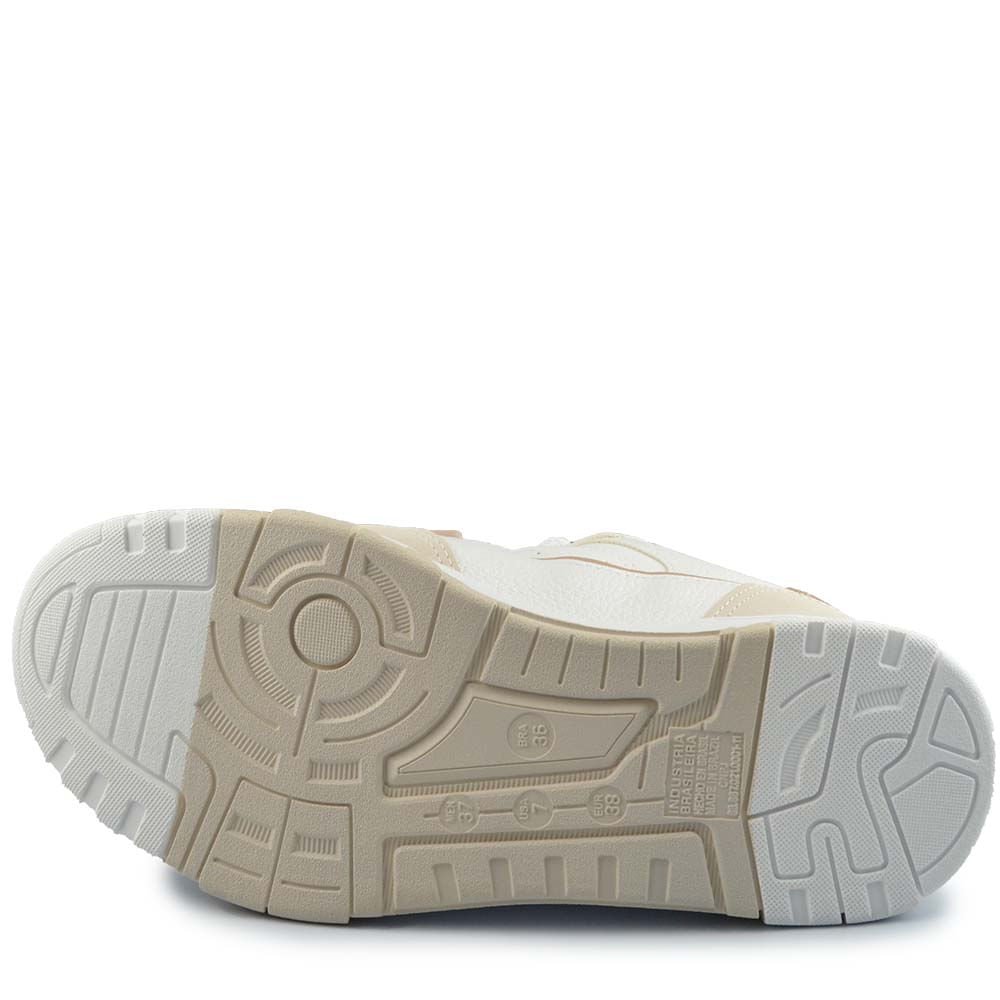Tênis Casual Via Marte Feminino 218-008-15 Bege 5