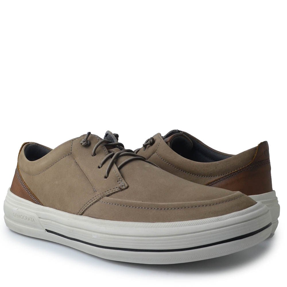Sapato Democrata Masculino Clay 290302 Marrom Claro 6