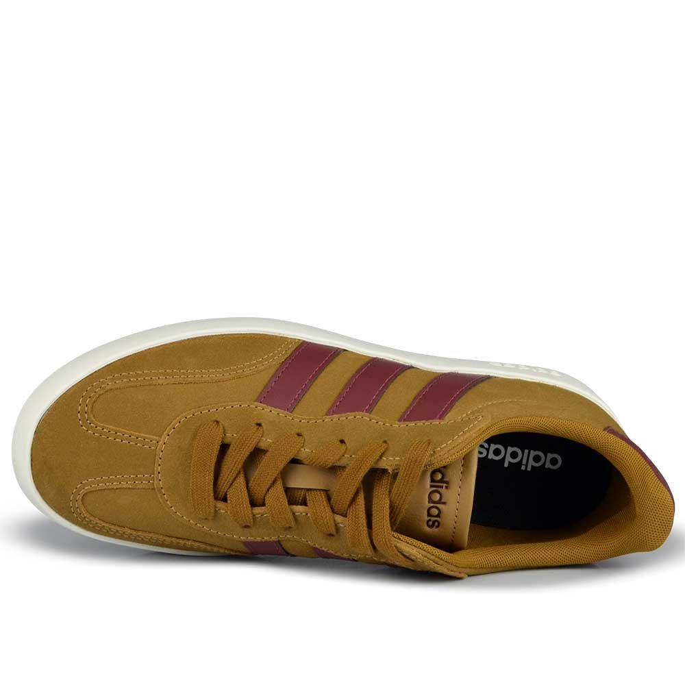 Tênis Casual Adidas Masculino Barreda JR3905 Marrom Claro 4