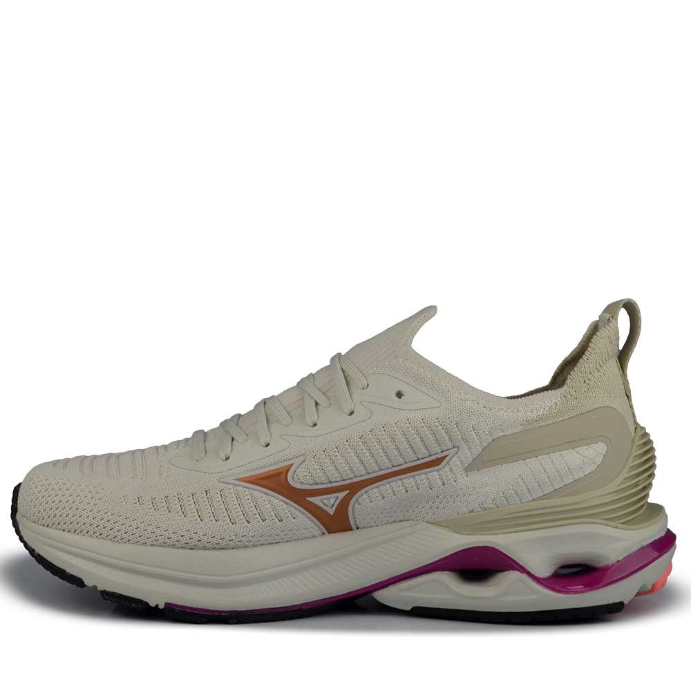 Tênis Esportivo Mizuno Feminino Mirai 7 10101202 Bege 3