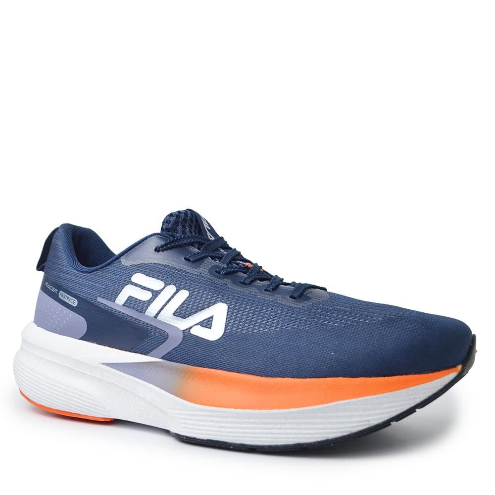Tênis Esportivo Fila Masculino Racer Fast F01R00162 Azul Marinho 2
