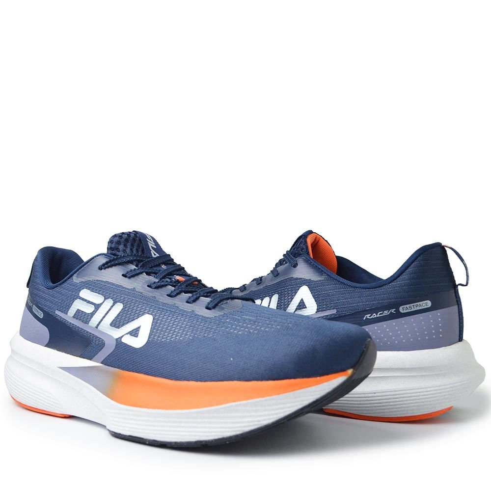 Tênis Esportivo Fila Masculino Racer Fast F01R00162 Azul Marinho 6