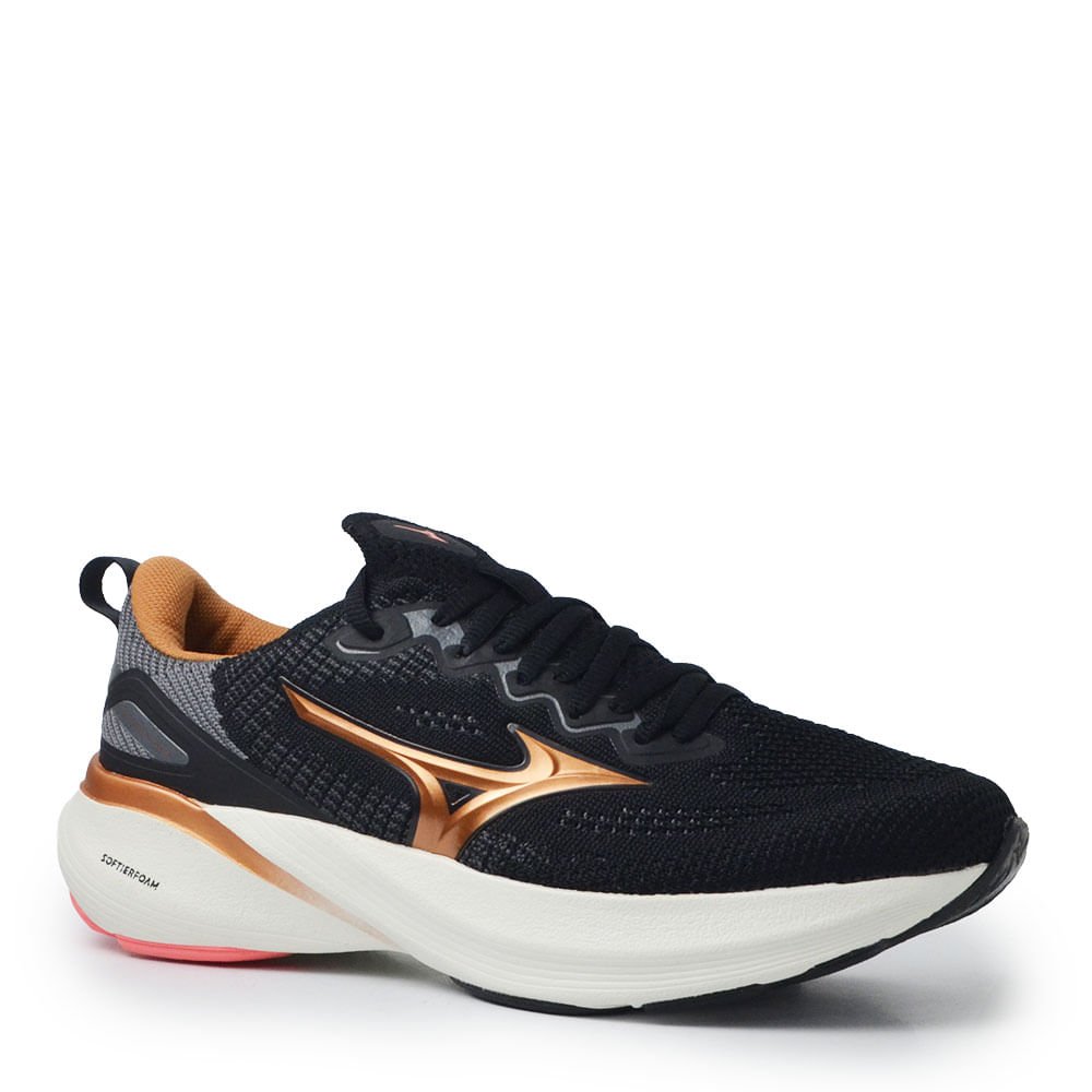 Tênis Esportivo Mizuno LGLOW Feminino 101133133 Preto 2